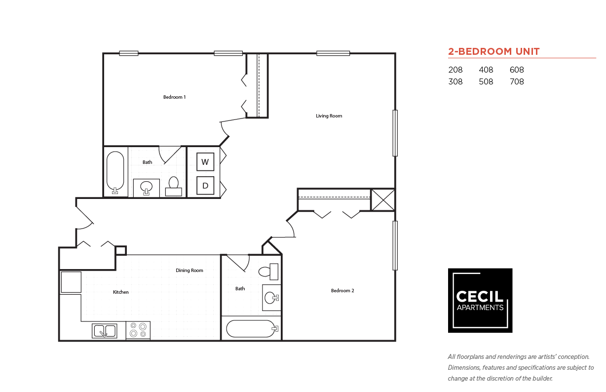 Cecil Apartments in Baltimore, MD PMC Property Group Apartments